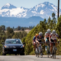 A pack of women out on the road