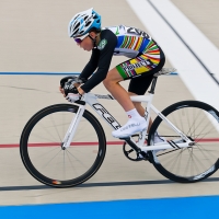 Alex Morton in the 10-12 time trial - Day 3