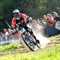 Neko Mulally finished 16th among the elite men in the downhill