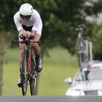 T.J. Eisenhart rode very well during the time trials