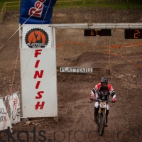 Neko Mulally qualified first on Saturday and held on to take the win.