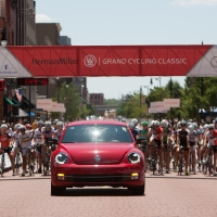 The Volkswagen lead car is ready to roll